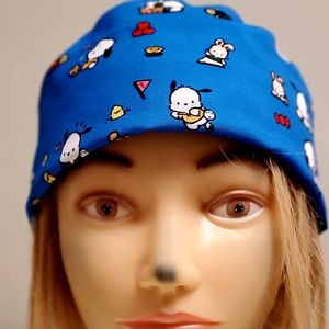 POCHACCO BLUE MEDICAL NURSING SCRUB CAP
